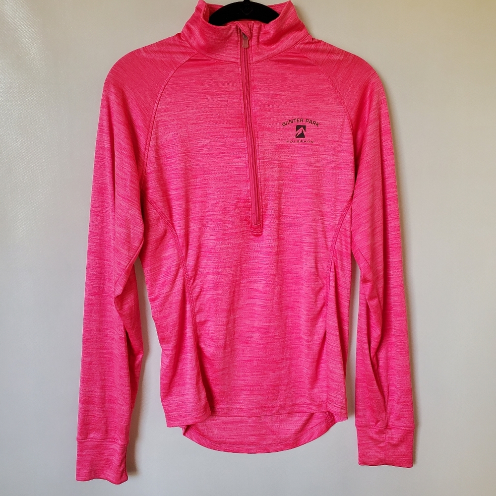 Outfitter Trading Co. Performance Quarter Zip Long Sleeve Shirt Active Top Small